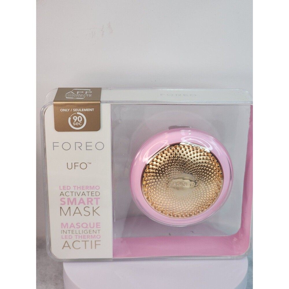 FOREO UFO Smart Mask Treatment Device LED Thermo Pink Pearl New Sealed